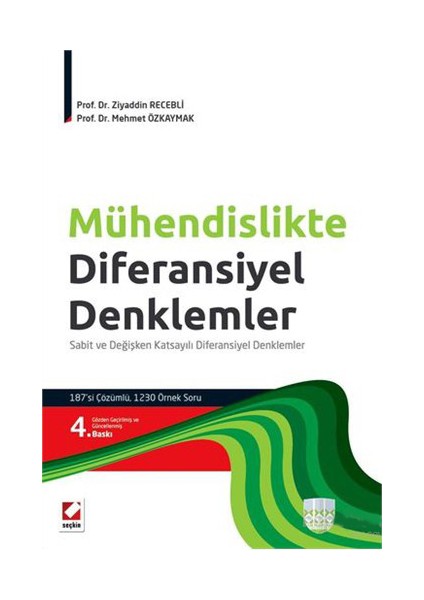 Mühendislikte Diferansiyel Denklemler