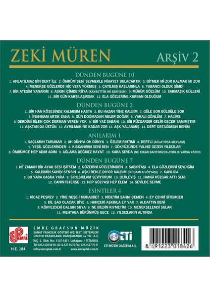 Zeki Müren - Arşiv 2 (5CD Box)