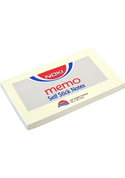 Memo 75X125mm Yapışkanlı Not Kağıdı 100 Yaprak