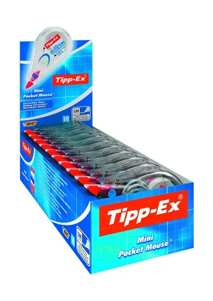 Tipp-Ex Mini Pocket Mouse Şerit Düzeltici 10'lı Kutu