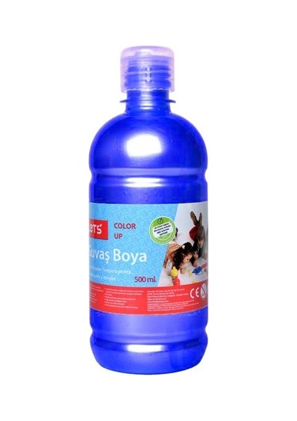 Lets Guaj Boya 500 Ml. Plastik Şişe Mavi L-5106