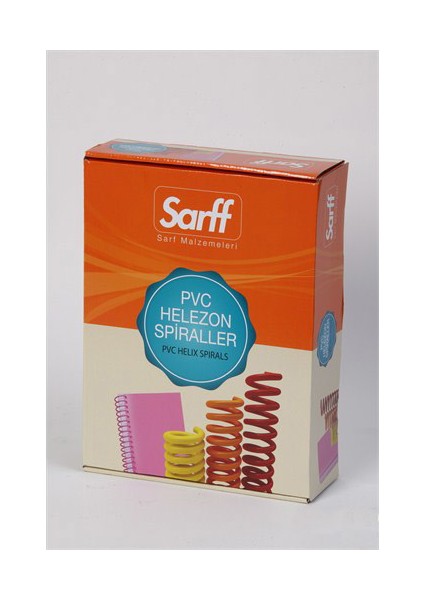 25 Mm Şeffaf Pvc Helezon Spiral 50 Adet 4:1 Fonksiyonel Kullanım İçin