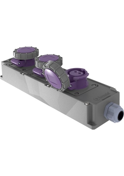 Cee Tribox Grup Priz 2/32A. 24V. 1 Ad. + 2/16A. 24V. 2 Ad.