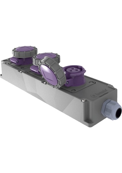 Cee Tribox Grup Priz 3/32A. 24V. 1 Ad. + 3/16A. 24V. 2 Ad. BG6-101N-1L1L