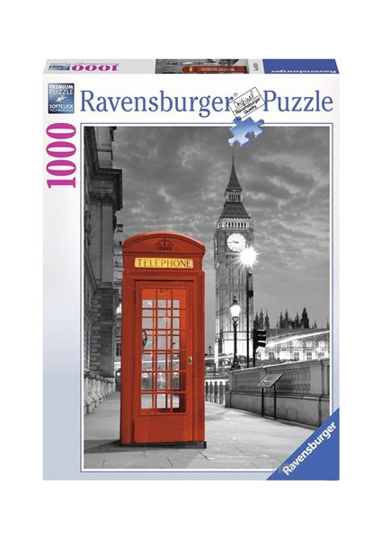 1000 Parçalı Puzzle Big Ben ve Telefon Kulübesi -194759