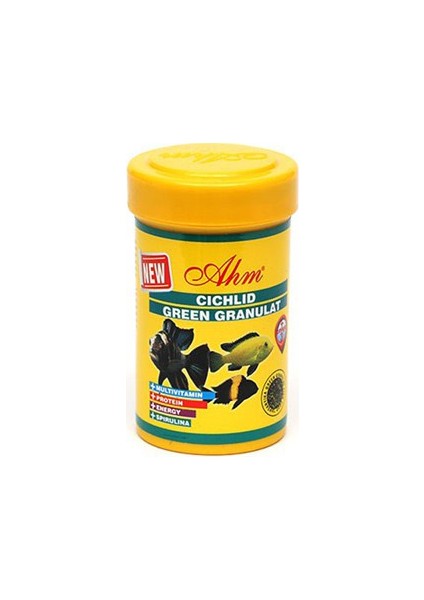 Marin Cichlid Green Granulat Balık Yemi 100 Ml