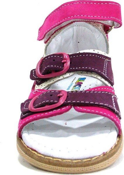 093 Pembe Mor Beyaz Çocuk Ayakkabı