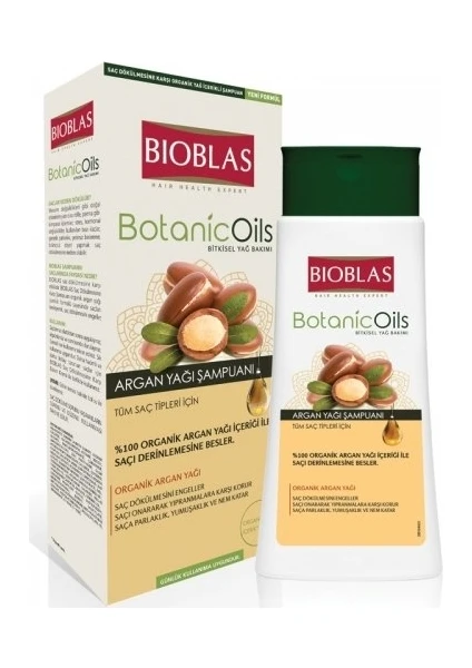 Botanicoils Argan Yağı Şampuanı 550 ml