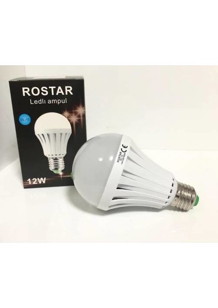 DL-12 12W Şarjlı Led Ampul