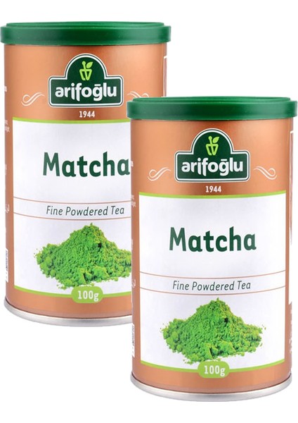 Saf Katkısız Matcha Maça Tozu Çayı 100 gr 2' li
