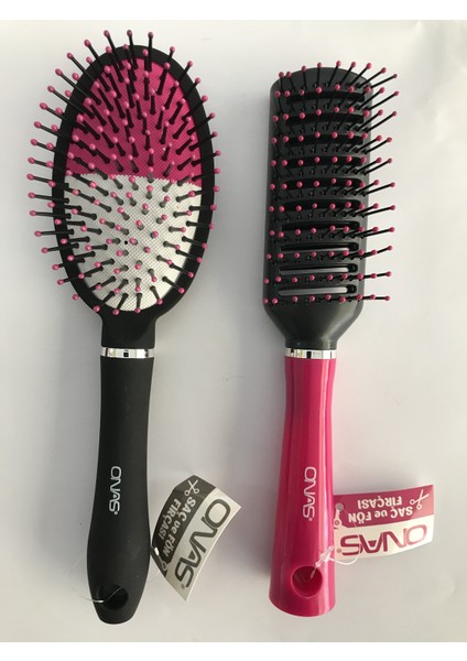 Saç Fırça Ve Fön Tarak 2 Li Set