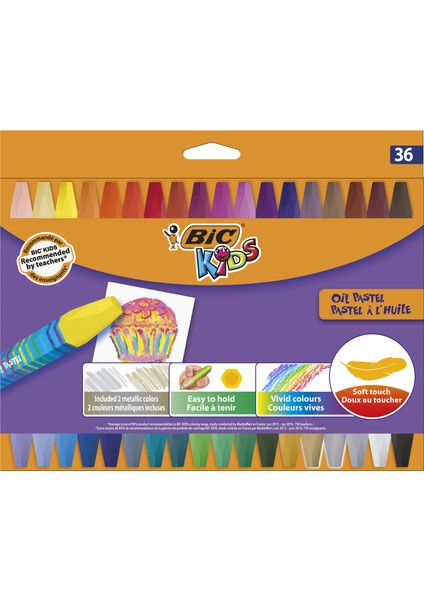 Kids Yağlı Pastel Boya 36 Renk