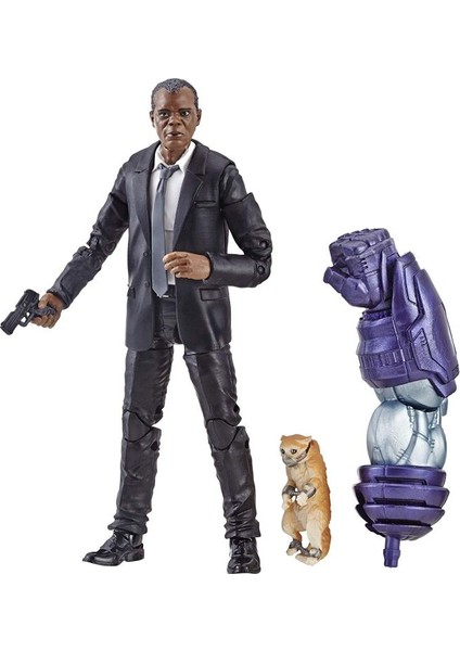 Hasbro Captain Marvel - Marvel Legends Nick Fury (Kree Sentry BAF) Aksiyon Figürü