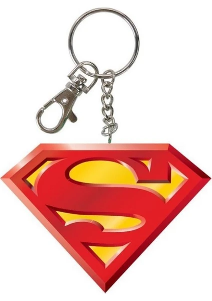 Nj Croce Superman Bükülebilir Logo Anahtarlık