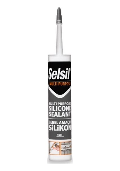 Silikon Kartuş Gri 280ml