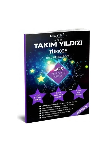 LGS  8. Sınıf Takım Yıldızı Türkçe 10'lu Deneme Sınavı