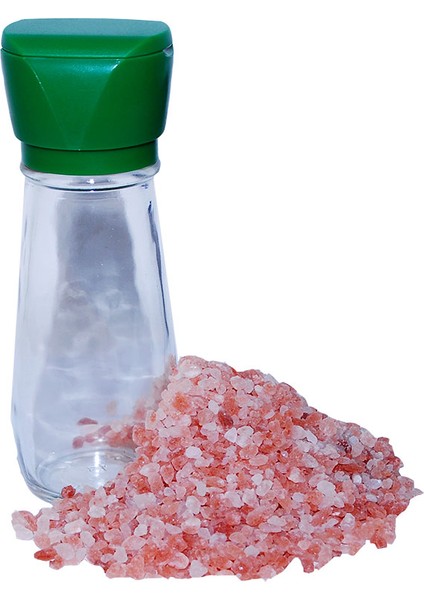 Tuz Karabiber Değirmeni Yeşil + Himalaya Çakıl Tuz Pembe 250 gr fırsatları