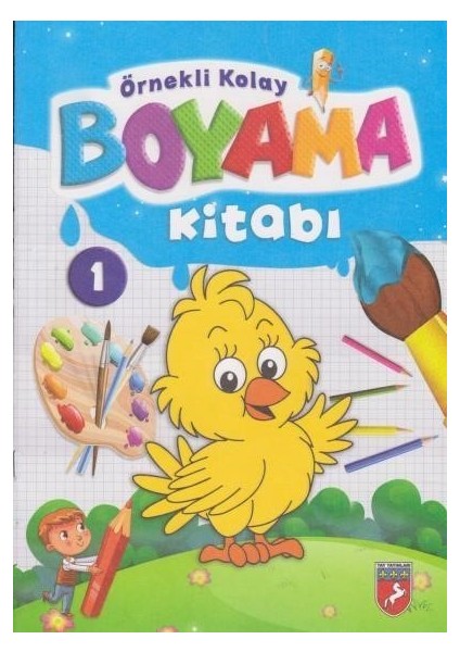 Örnekli Kolay Boyama Kitabı 10 Kitap Takım