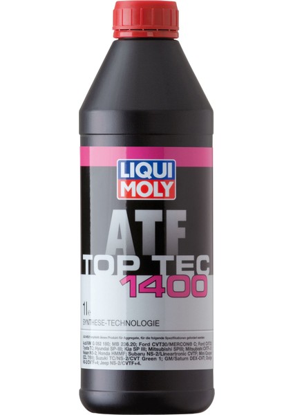 Liqui Moly Top Tec ATF 1400 Otomatik Şanzıman Yağı 1 lt 3663