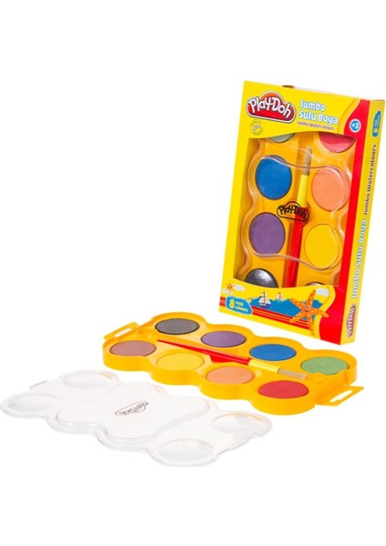 Play - Doh Jumbo Sulu Boya 8 Renk