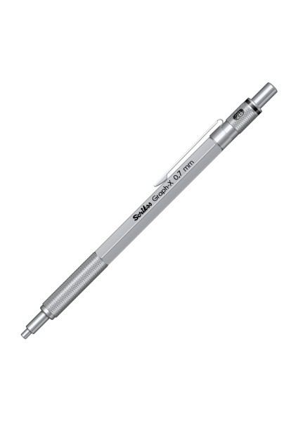 Graph-x 0.7 mm Versatil Kalem Saten Gri