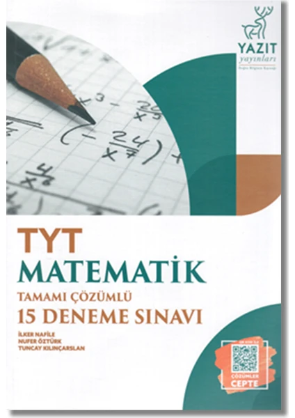 Yazıt Yayınları TYT Matematik Çözümlü 15 Deneme