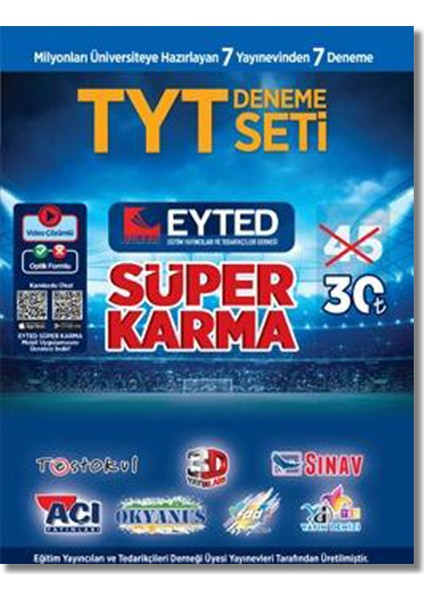 EYTED TYT Süper Karma 7'li Deneme