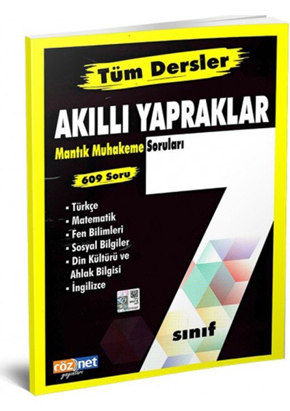 Çöznet 7. Sınıf Tüm Dersler Akıllı Yapraklar Mantık Muhakeme Soruları