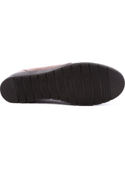 25109 Kadın Yapili Memory Foam Casual Ayakkabi Taba