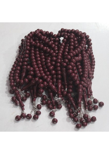 Jumbo 14 Mm 33 Lü Tesbih 2746 (10 Lu) - Bordo