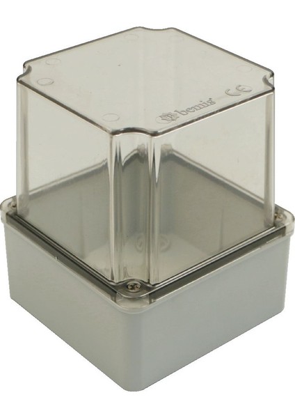 Buat Kutusu 120Mm X 120Mm X 140Mm Şeffaf Kapaklı