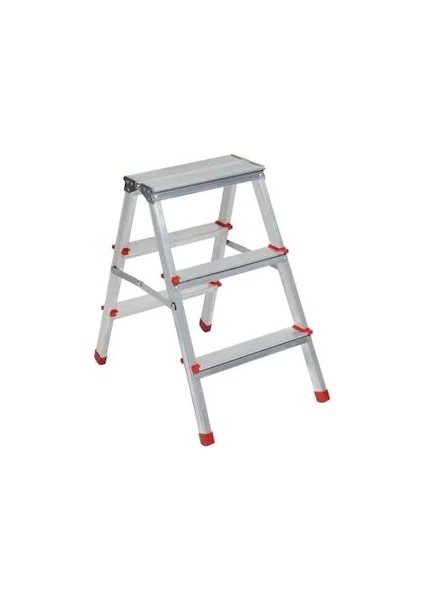 Çift Çıkışlı Profil Merdiven 3+3 Basamaklı