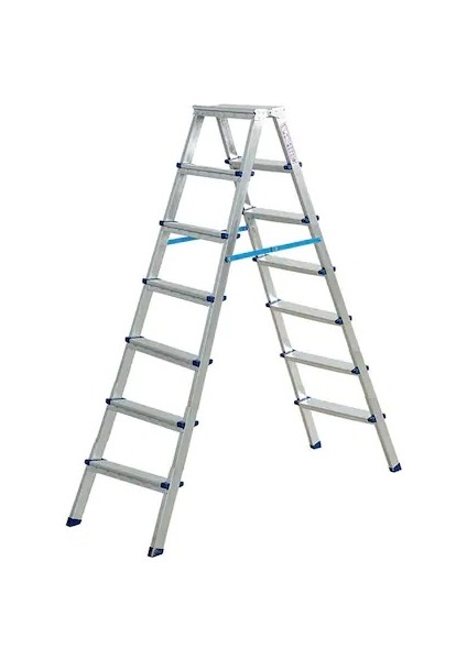 Çift Çıkışlı Profil Merdiven 7+7 Basamaklı