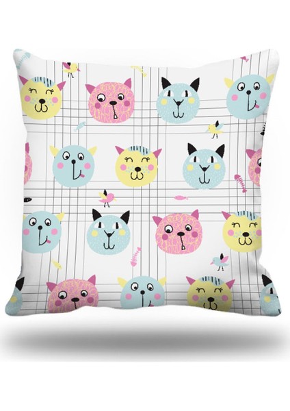 Çocuk Grubu Dekoratif Kırlent Kılıfı