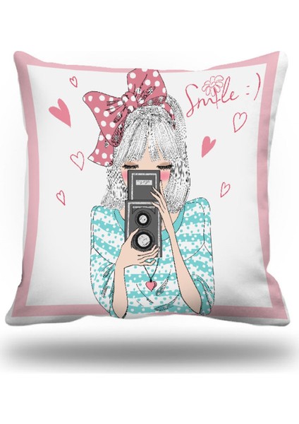 Çocuk Grubu Dekoratif Kırlent Kılıfı