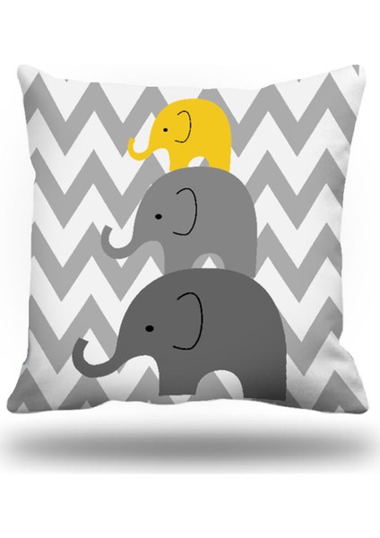 Çocuk Grubu Dekoratif Kırlent Kılıfı