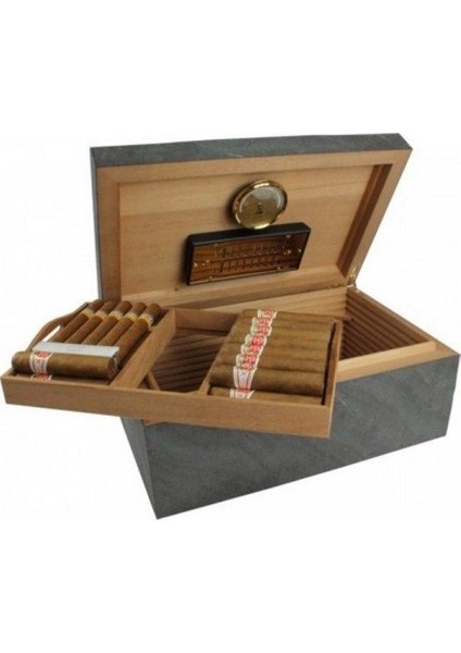 Black Slate L Humidor Puro Kutusu fiyatları