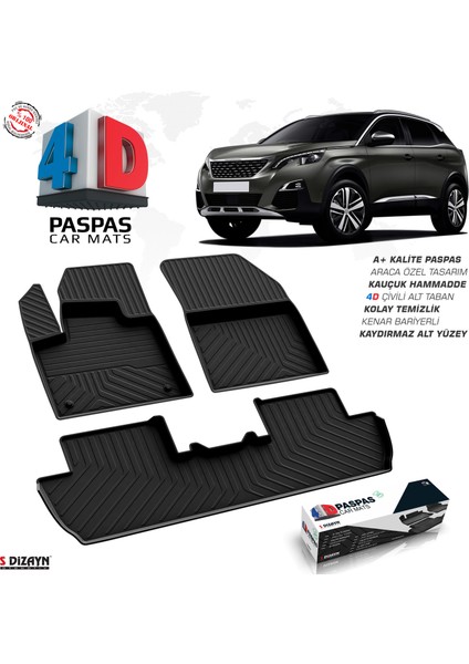 Peugeot 3008 GT-Line 4D Havuzlu Paspas 2016-2023 fiyatları