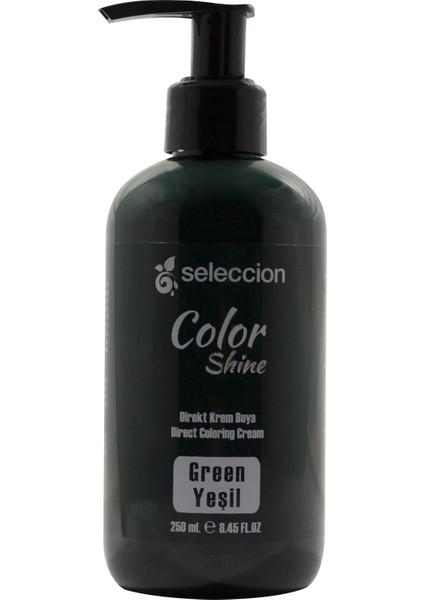 Color Shine Direkt Krem Saç Boyası Yeşil 250 ml