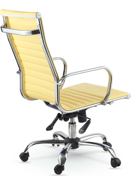 Chrome Yönetici Koltuğu Sarı fiyatları