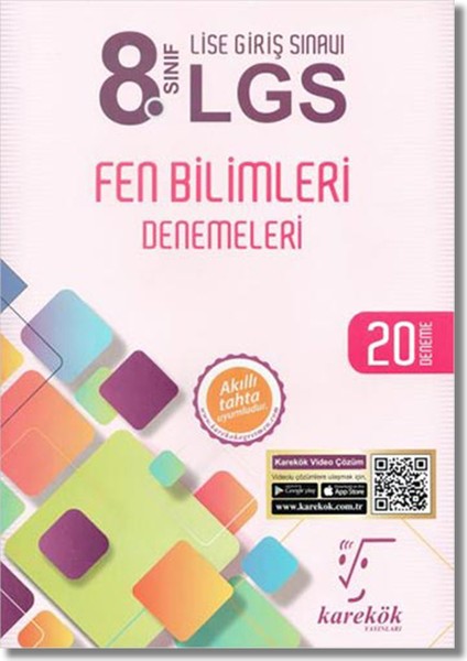 8. Sınıf LGS Fen Bilimleri 20 Deneme