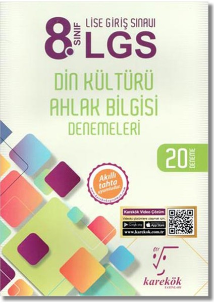 8. Sınıf LGS Din Kültürü ve Ahlak Bilgisi 20 Deneme