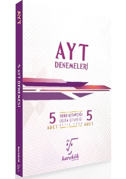 Karekök Yayıncılık AYT 5'li Deneme