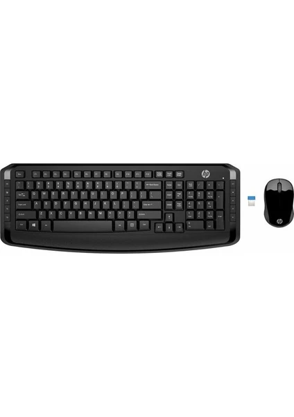 Hp 300 Kablosuz Klavye Mouse Set Siyah 3ML04AA