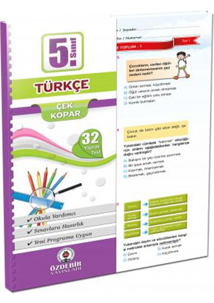 5. Sınıf Türkçe Yaprak Test