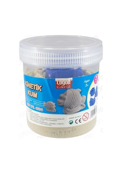Kinetik Kum Kırmızı 450 Gr + 2 Kalıp