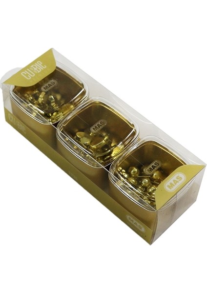 1335 Harita Çivisi 3 Lü Set Cubbie Premium Gold