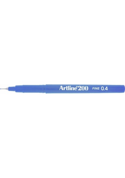 İnce Uçlu Yazı Ve Çizim Kalemi Fineliner 0.4 MM Koyu Royal Mavi EK-200 12 Li (1 Paket 12 Adet)