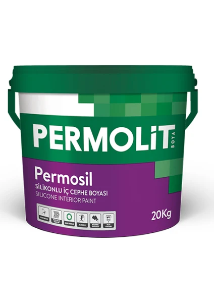 Permosil Silikonlu İç Cephe Boyası 20 Kg- Tam Silinebilir