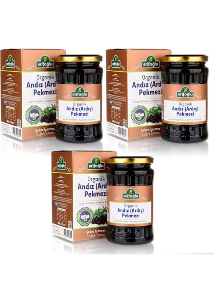 Organik Andız Pekmezi 440 gr 3' lü
